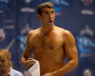 Michael Phelps during the AT&T Winter National Championships in Washington. (Photo by Getty Images)